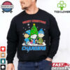 Merry Christmas Chicago Bears X Peanuts characters 2024 shirt
