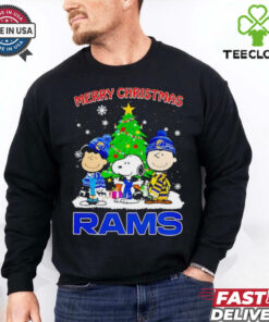 Merry Christmas Los Angeles Rams X Peanuts characters 2024 shirt