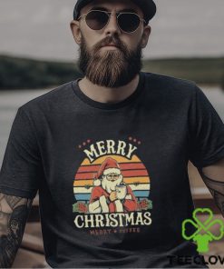 Merry Christmas Merry Coffee Santa Claus Drinks Coffee Classic T Shirt