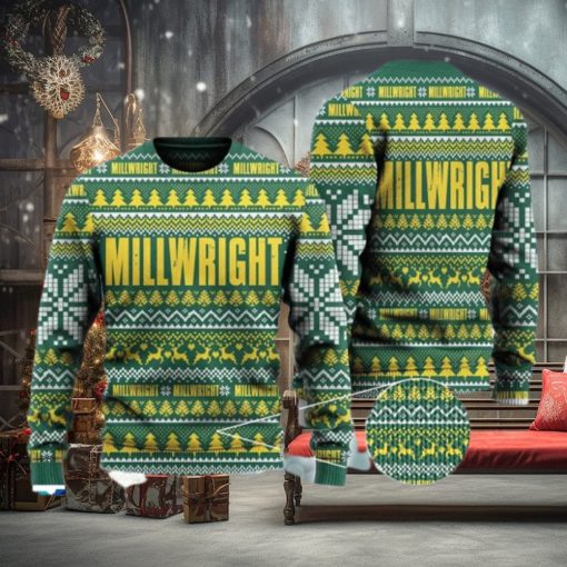 Merry Christmas Millwright Ugly Christmas Sweate