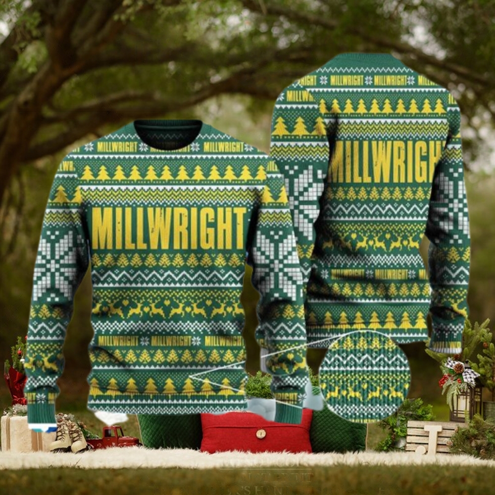 Merry Christmas Millwright Ugly Christmas Sweate Merry Christmas Millwright Ugly Christmas Sweate