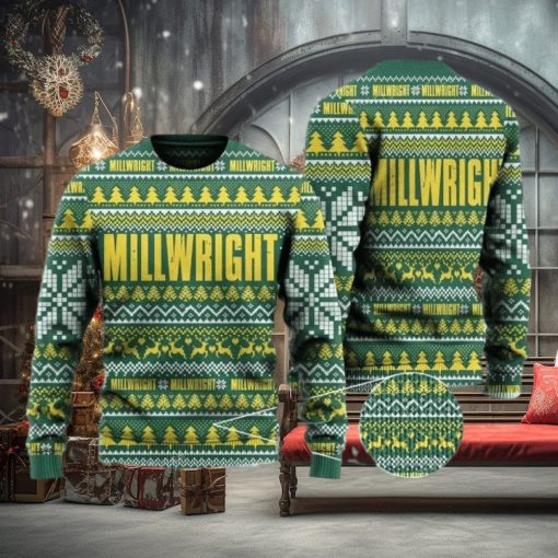 Merry Christmas Millwright Ugly Sweater For Woman