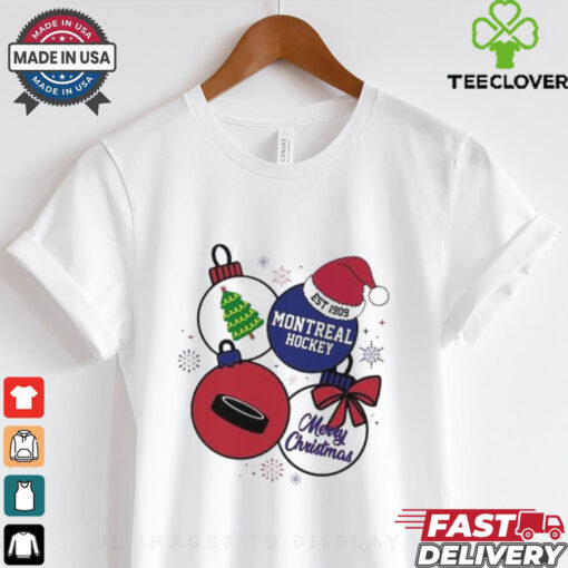 Merry Christmas Montreal Hockey Est 1909 T Shirt
