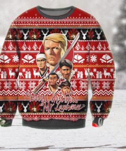Merry Christmas Mr Lawrence Poster Ugly Christmas Sweater 3D Shirt