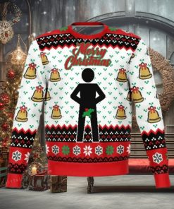 Merry Christmas Mr. Stick Mistletoe Ugly Christmas Sweater