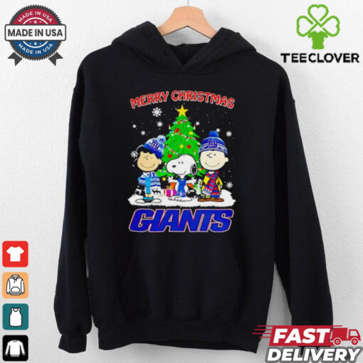 Merry Christmas New York Giants X Peanuts characters 2024 shirt
