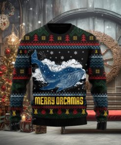 Merry Christmas Orcas Killer Whale Ugly Christmas Sweater