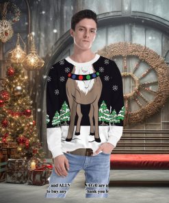 Merry Christmas Raindeer Body For Christmas Gifts Ugly Christmas Sweater