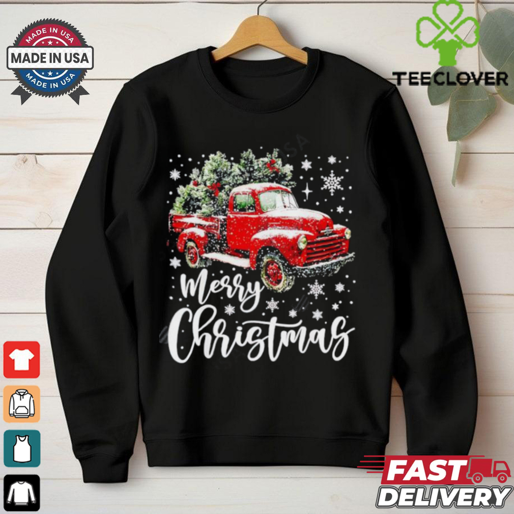 Merry Christmas Red Truck Christmas Tree shirt Merry Christmas Red Truck Christmas Tree shirt