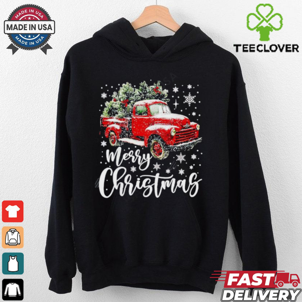 Merry Christmas Red Truck Christmas Tree shirt Merry Christmas Red Truck Christmas Tree shirt