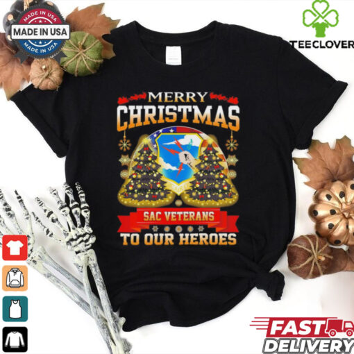 Merry Christmas Sac Veterans to our heroes shirt