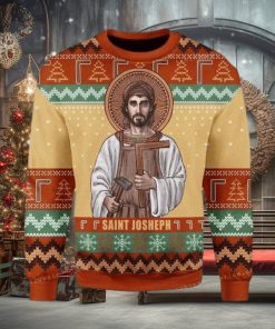 Merry Christmas Saint Joseph The Worker Ugly Sweater