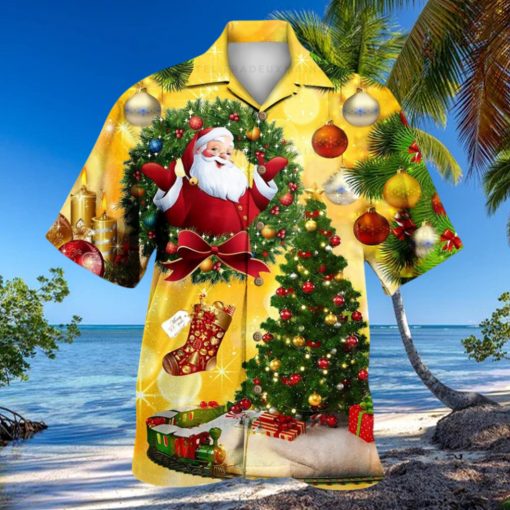 Merry Christmas Santa Claus Hawaiian Shirt