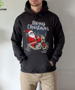 Merry Christmas Santa Claus Ride Motorcycle Cool Christmas Tree Shirt 2 Merry Christmas Santa Claus Ride Motorcycle Cool Christmas Tree Shirt