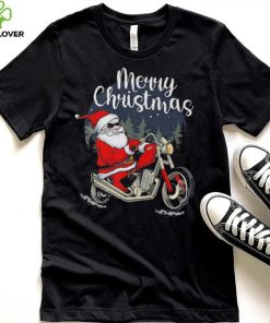 Merry Christmas Santa Claus Ride Motorcycle Cool Christmas Tree Shirt 3 Merry Christmas Santa Claus Ride Motorcycle Cool Christmas Tree Shirt