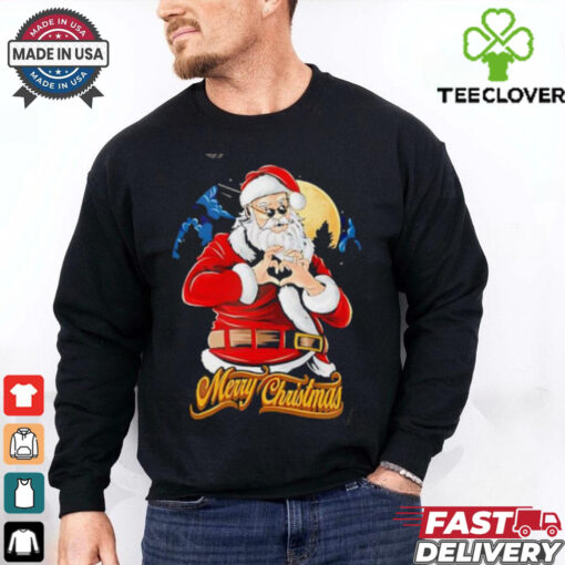 Merry Christmas Santa Claus relax heart shirt