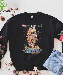 Merry Christmas Santa One Piece Chibi Characters Sweatshirt