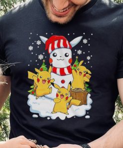 Merry Christmas Santa Pikachu mashup T shirt