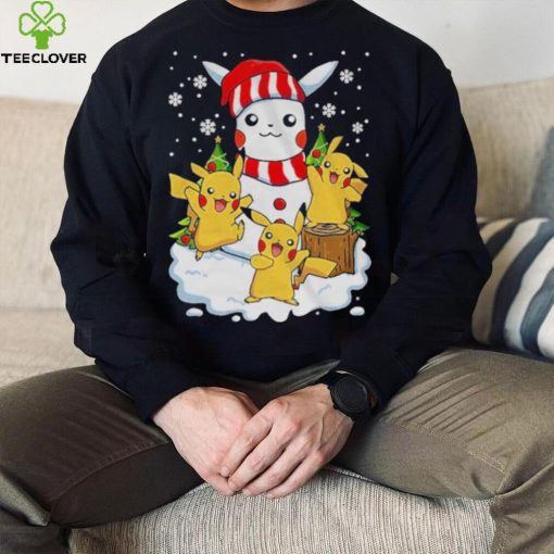 Merry Christmas Santa Pikachu mashup T hoodie, sweater, longsleeve, shirt v-neck, t-shirt