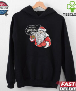 Merry Christmas Santa with Beer T Shirt