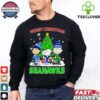 Merry Christmas Las Vegas Raiders X Peanuts characters 2024 shirt