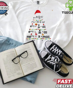 Merry Christmas Shirt, Christmas Tree Tshirt, Math Christmas Shirt