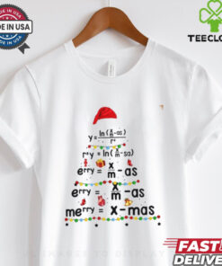 Merry Christmas Shirt, Christmas Tree Tshirt, Math Christmas Shirt
