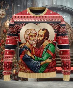 Merry Christmas St. Apostles Peter And Paul Ugly Sweater Christmas Party