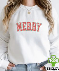 Merry Christmas Sweatshirt Christmas Shirt For Women Christmas Crewneck Holiday Sweater Retro Christmas Gift Preppy Xmas Shirts