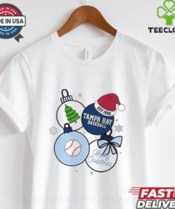 Merry Christmas Tampa Bay Baseball Est 1998 Shirt