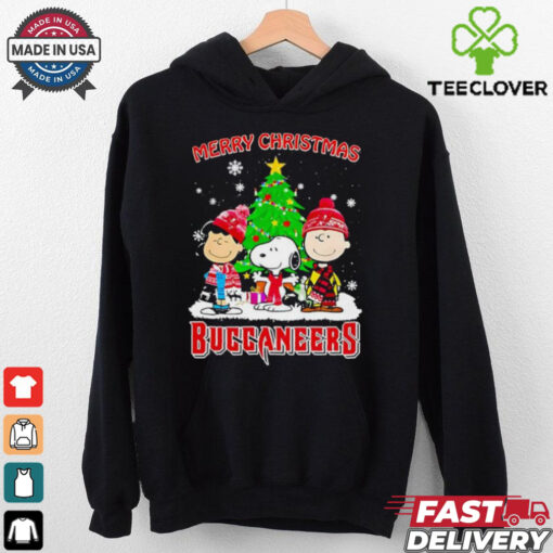 Merry Christmas Tampa Bay Buccaneers X Peanuts characters 2024 shirt
