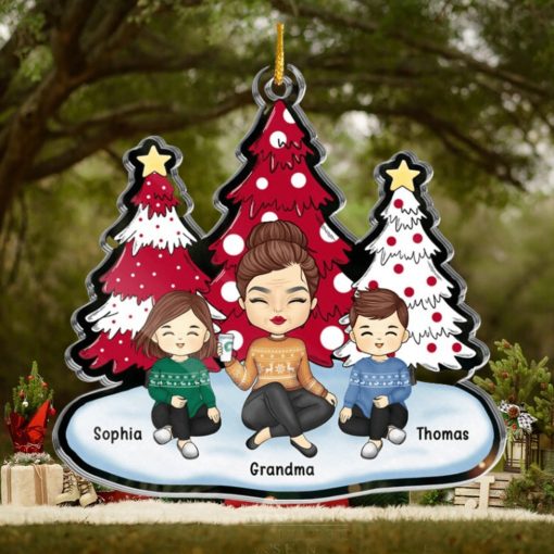 Merry Christmas To My Sweet Little Elf   Family Personalized Custom Ornament