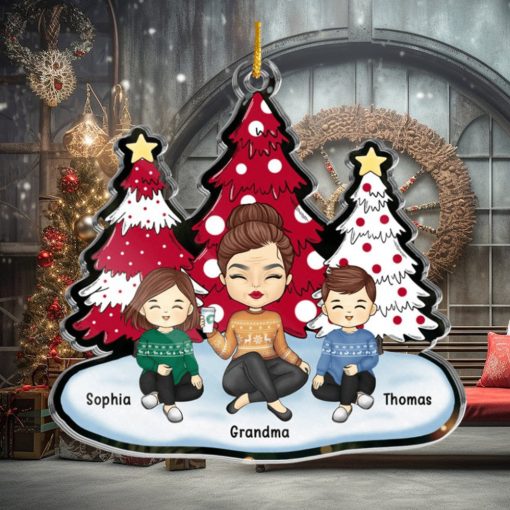 Merry Christmas To My Sweet Little Elf   Family Personalized Custom Ornament