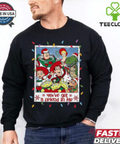 Merry Christmas Toy Story Sweatshirt, Disneyland X mas Shirt, You've Got A Friend In Me Christmas Shirt