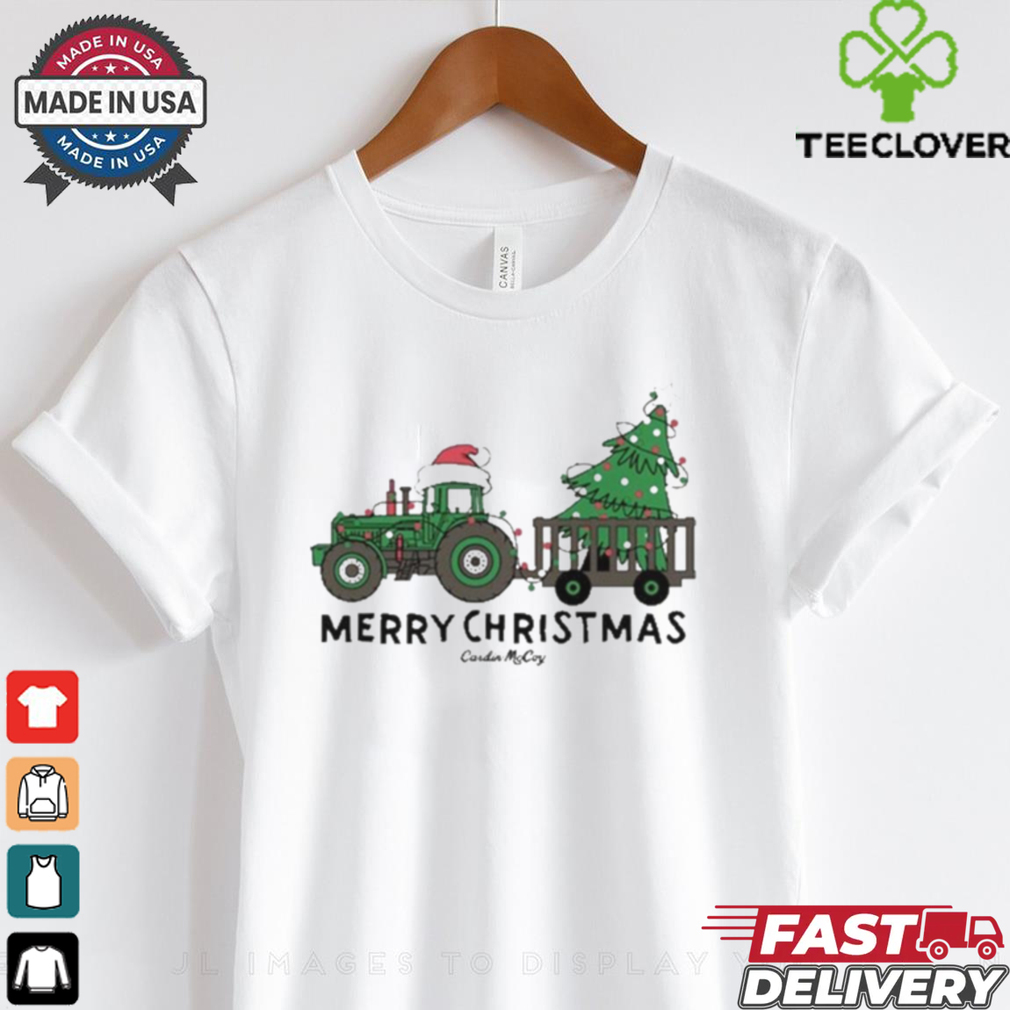 Merry Christmas Tractor 2024 Cardin McCoy t shirt Merry Christmas Tractor 2024 Cardin McCoy t shirt