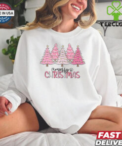 Merry Christmas Tree Sweatshirt, Merry Christmas Shirt, Merry Christmas Retro Tree Swetshirt