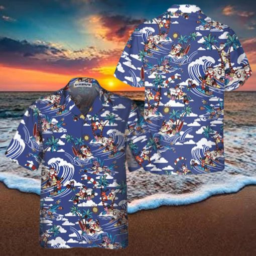 Merry Christmas Tropical Pattern Hawaiian Shirt