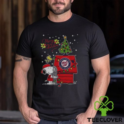 Merry Christmas Ugly Sweat Snoopy Washington Nationals Shirt