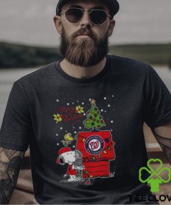 Merry Christmas Ugly Sweat Snoopy Washington Nationals Shirt