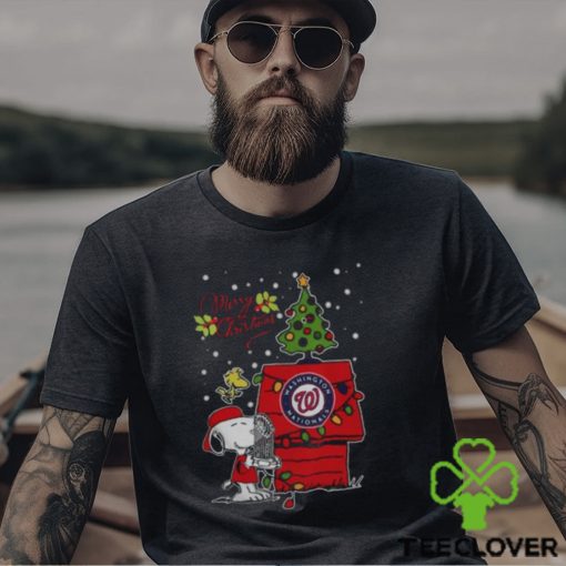 Merry Christmas Ugly Sweat Snoopy Washington Nationals Shirt