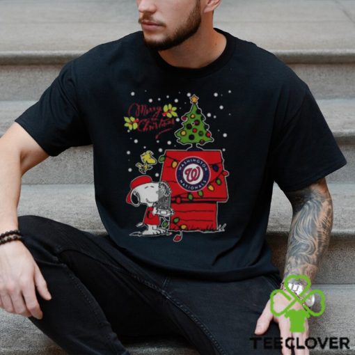 Merry Christmas Ugly Sweat Snoopy Washington Nationals Shirt
