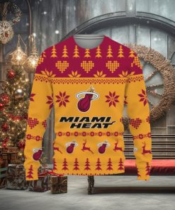 Merry Christmas Ugly Sweater Funny Miami Heat Hot Trend For Fans Club