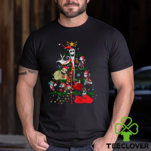 Merry Christmas Ugly Sweater Jack Skellington Sally Doll Oogie Boogie Movie Characters T Shirt Classic Hoodie