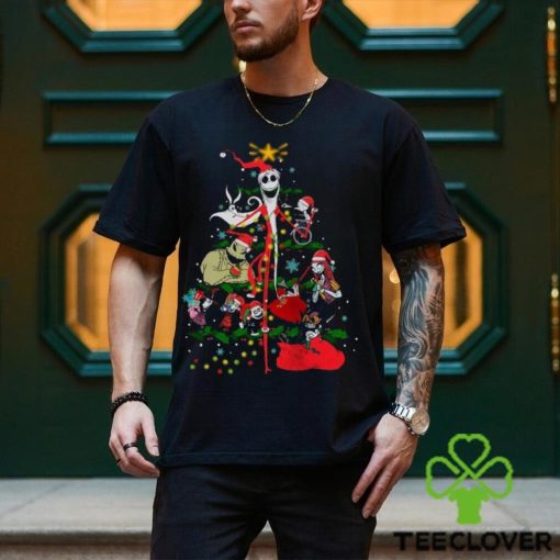 Merry Christmas Ugly Sweater Jack Skellington Sally Doll Oogie Boogie Movie Characters T Shirt Classic Hoodie