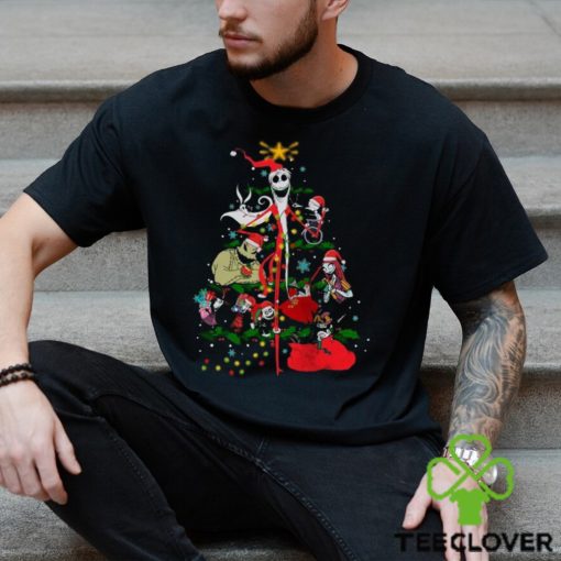 Merry Christmas Ugly Sweater Jack Skellington Sally Doll Oogie Boogie Movie Characters T Shirt Classic Hoodie