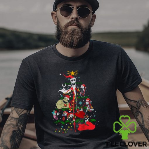 Merry Christmas Ugly Sweater Jack Skellington Sally Doll Oogie Boogie Movie Characters T Shirt Classic Hoodie