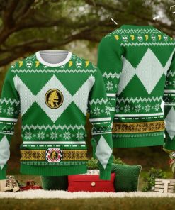 Merry Christmas Unisex Ugly Christmas Sweater Christmas Gifts Unisex Green Power Ranger Sweater