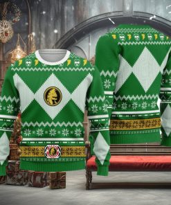 Merry Christmas Unisex Ugly Christmas Sweater Christmas Gifts Unisex Green Power Ranger Sweater