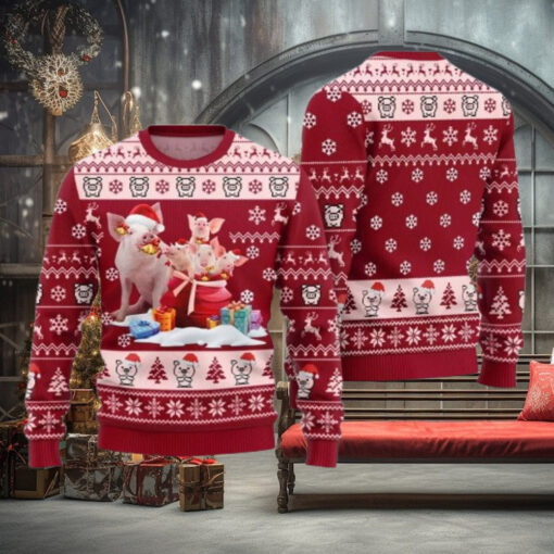 Merry Christmas With Pig Ugly Christmas Sweater