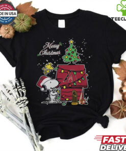 Merry Christmas With Snoopy Baby Arizona Diamondbacks T Shirt